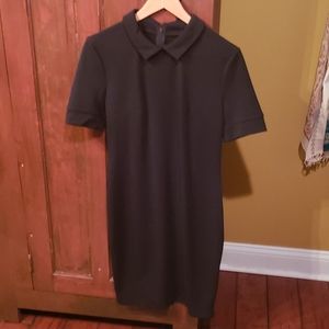 Foggy shortsleeve black dress